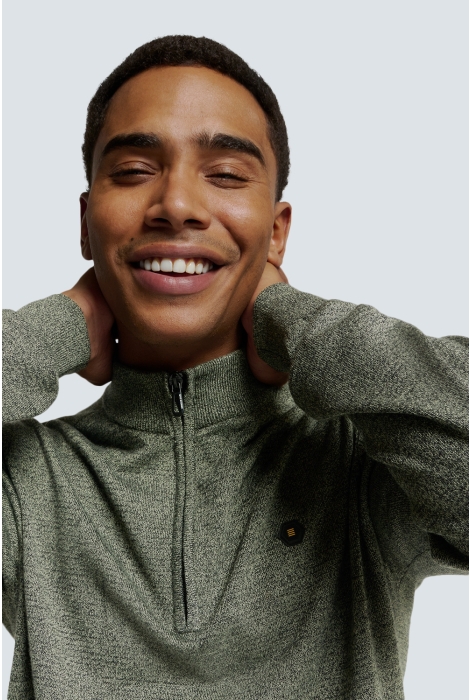 Pullover halve rits online
