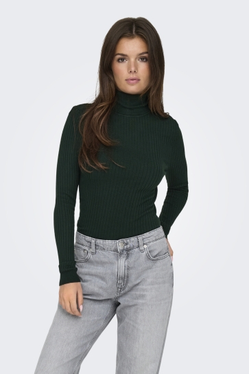 Only Trui ONLKAROL L/S ROLLNECK PULLOVER KNT NOOS 15165075 Scarab
