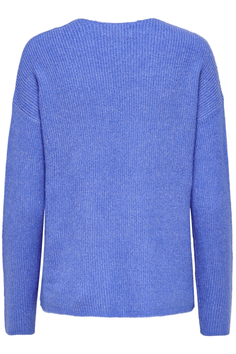 Only blauwe dames trui | Achteraanzicht