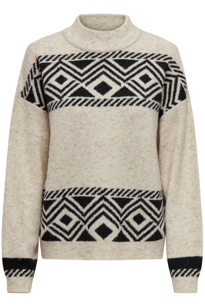 Only beige dames trui | Vooraanzicht