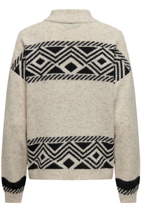 Only beige dames trui | Achteraanzicht