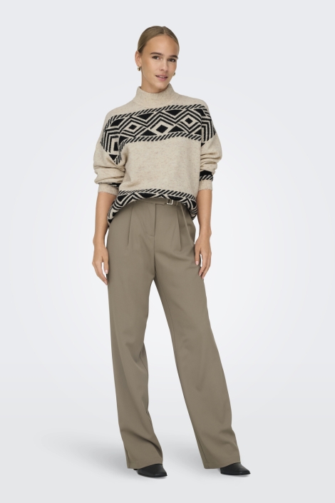Only beige dames trui | Model