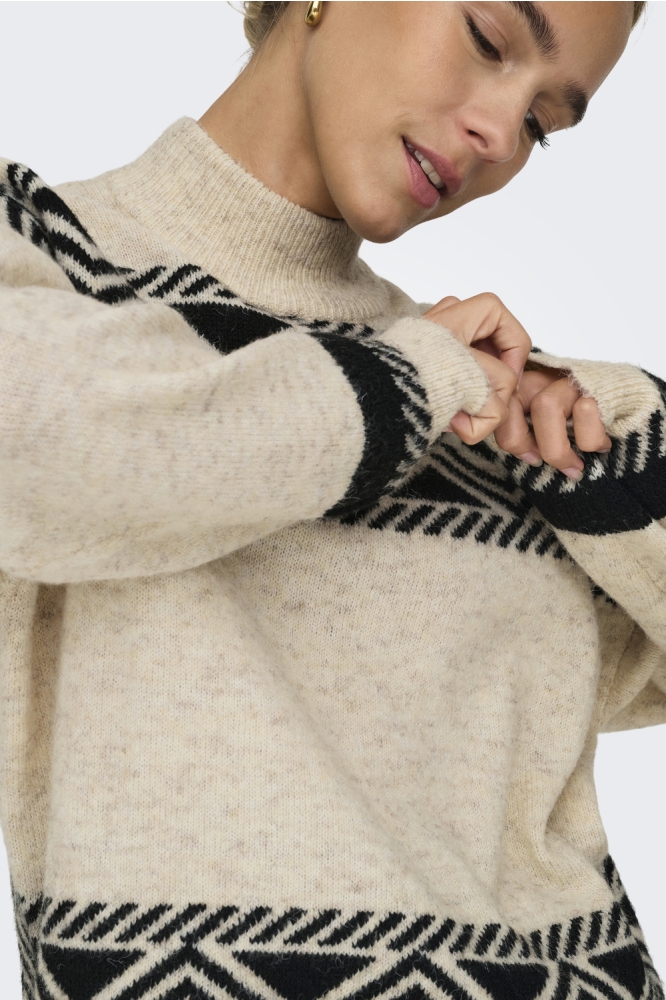 Only beige dames trui | Close up