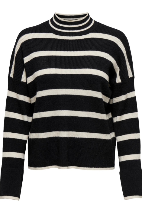 Only zwarte dames trui | Vooraanzicht