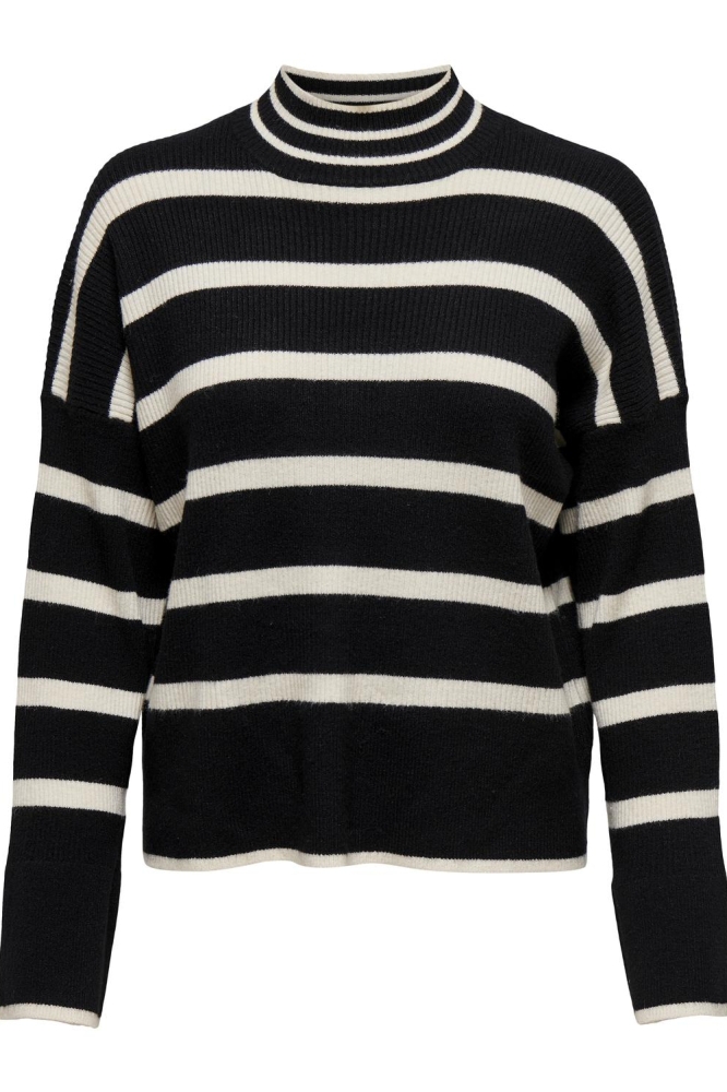 Only zwarte dames trui | Vooraanzicht