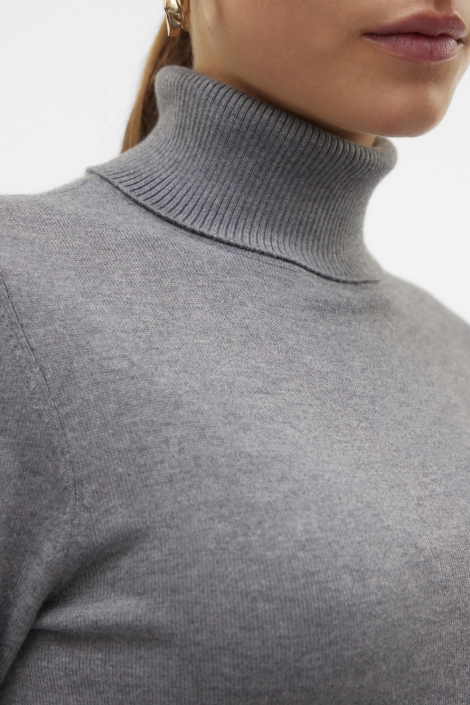 Vero Moda grijze dames trui | Close up