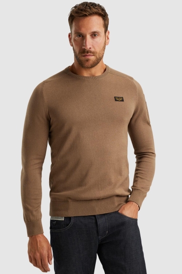 PME legend Trui AMERICAN CLASSIC R NECK KNIT PKW2409320 8069