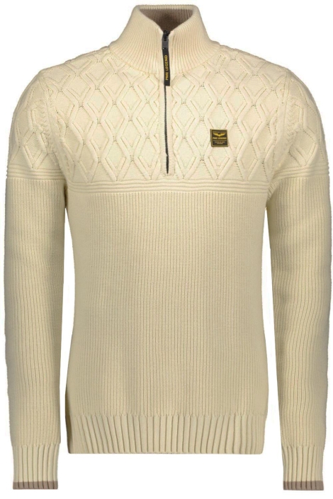 PME legend beige heren trui | Vooraanzicht
