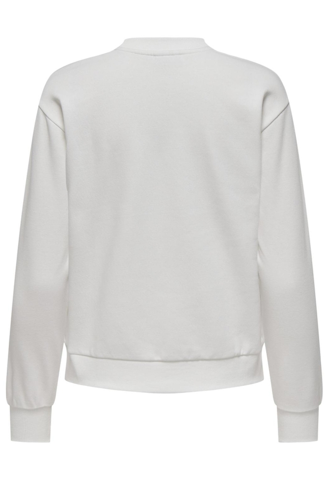 Jacqueline de Yong witte dames sweater | Achteraanzicht