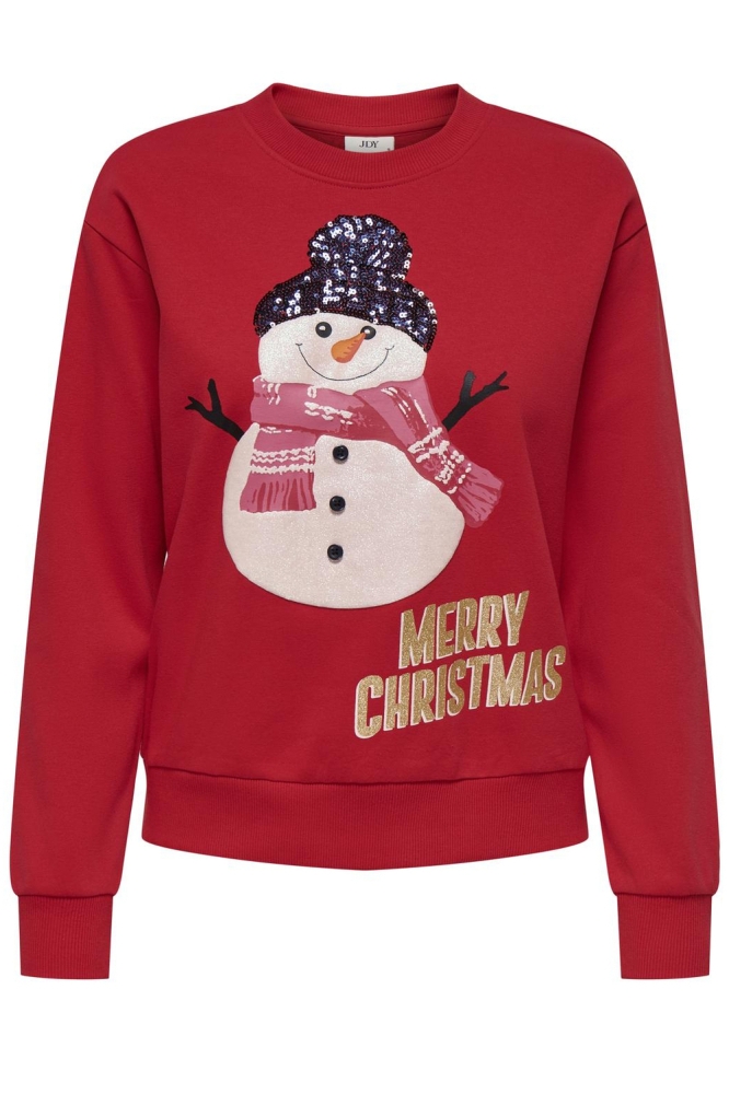 Jacqueline de Yong rode dames sweater | Vooraanzicht
