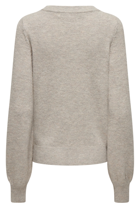 Jacqueline de Yong beige dames trui | Achteraanzicht