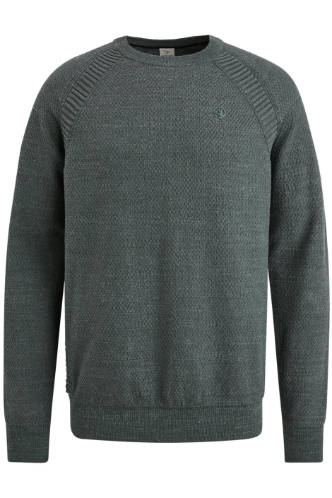 Cast Iron groene heren trui | Vooraanzicht