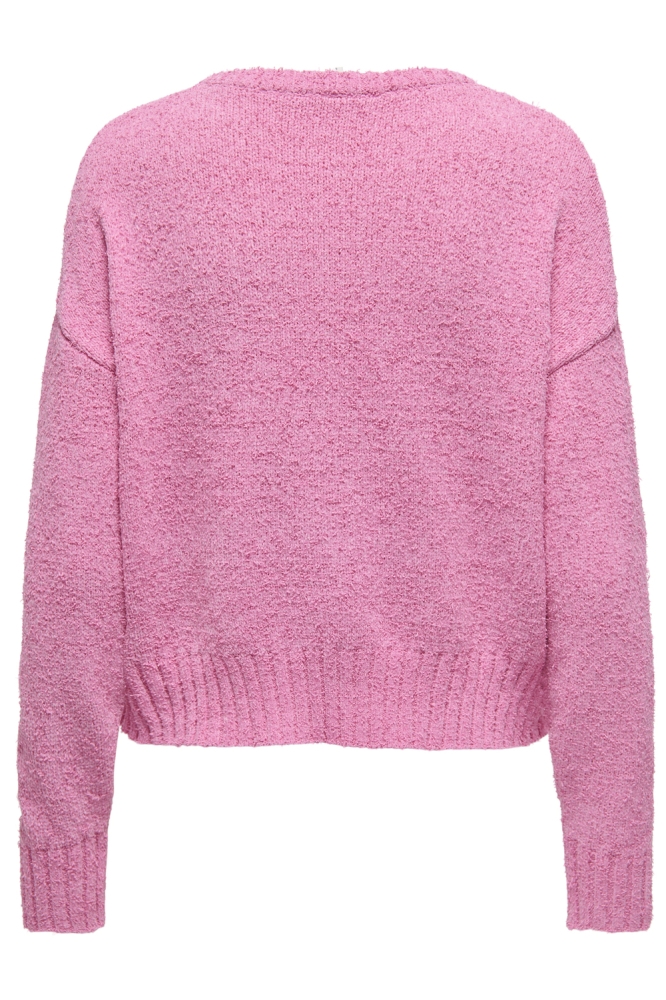 Only roze dames trui | Achteraanzicht