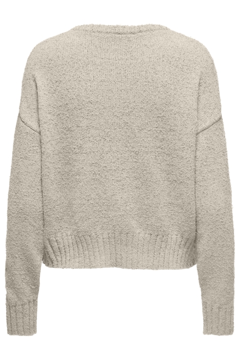 Only beige dames trui | Achteraanzicht