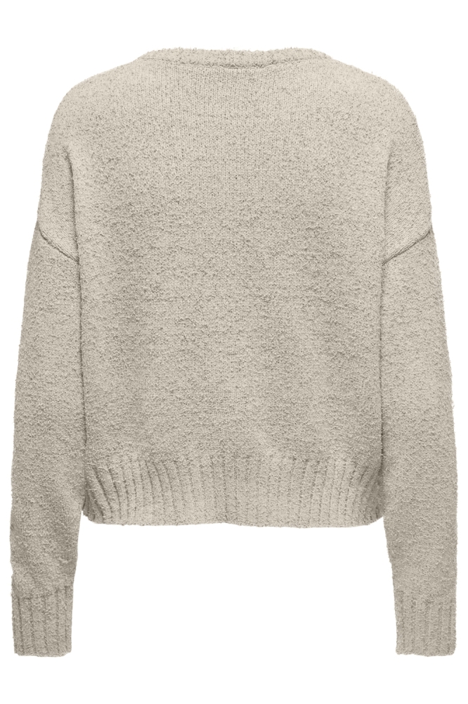 Only beige dames trui | Achteraanzicht