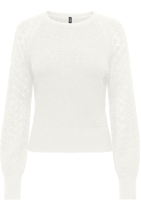 Only witte dames trui | Vooraanzicht
