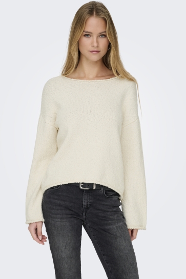 Only Trui ONLALVILDA LS O-NECK CC KNT 15339651 BIRCH