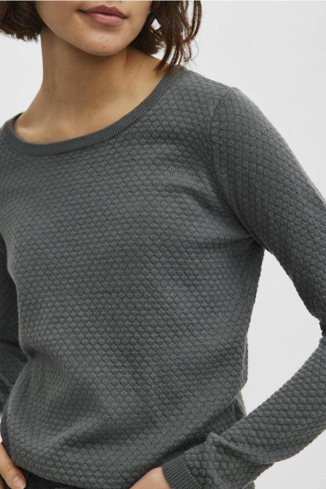 Vero Moda groene dames trui | Close up