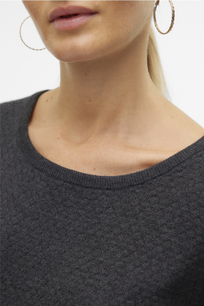 Vero Moda grijze dames trui | Close up