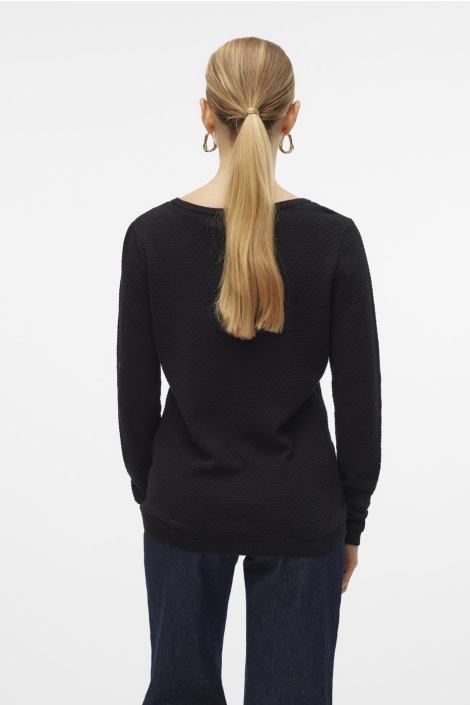 Vero Moda vmcare structure ls o-neck blou noo