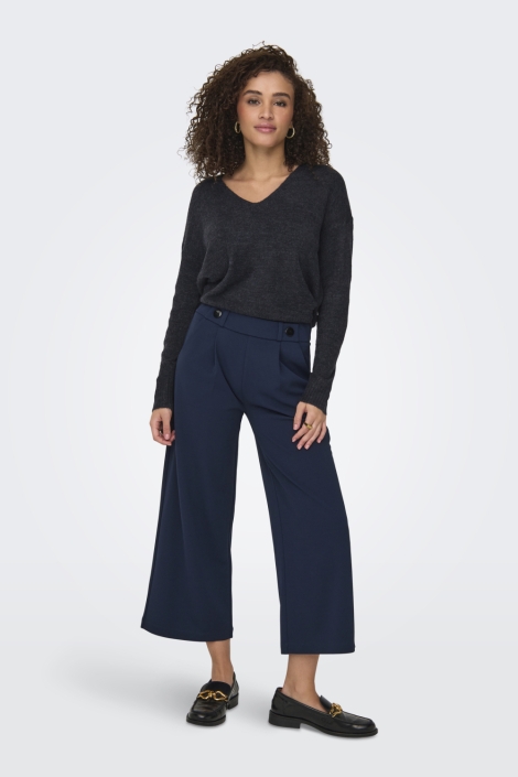 Jacqueline de Yong blauwe dames trui | Model