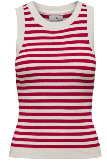 Jacqueline de Yong Top JDYAYA TANK TOP KNT NOOS 15287501 Cloud Dancer/SKI PATROL