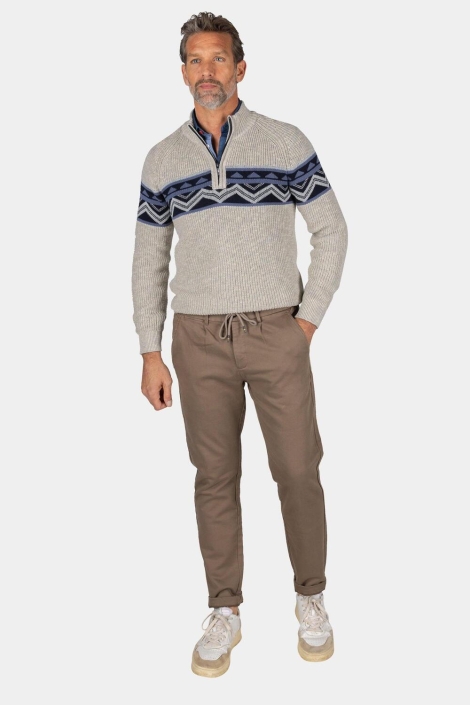 NZA beige heren trui | Model