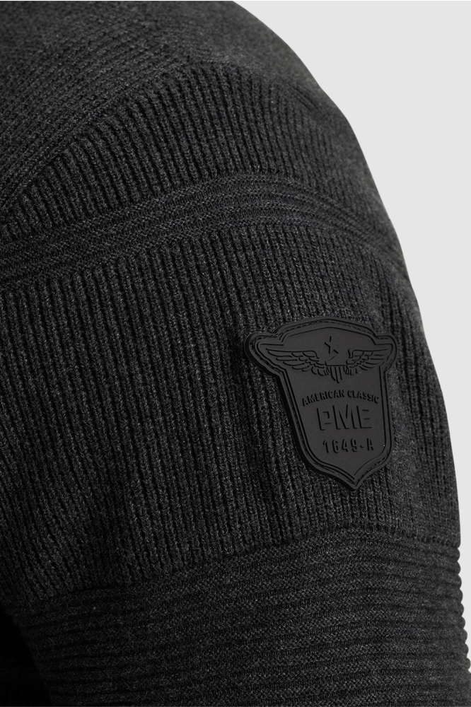 PME legend grijze heren vest | Close up