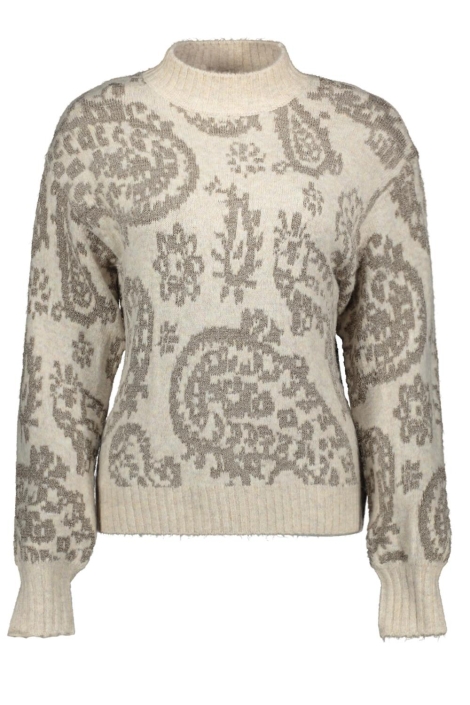 LolaLiza beige dames trui | Vooraanzicht