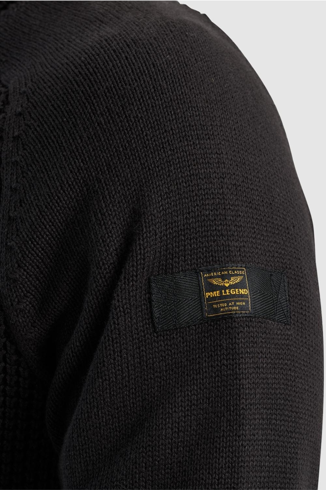 PME legend zwarte heren trui | Close up
