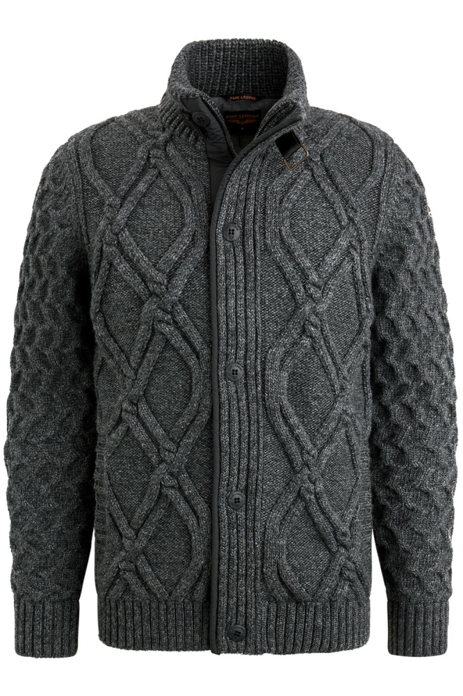 PME legend grijze heren vest | Vooraanzicht