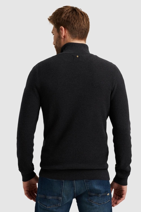 PME legend zwarte heren trui | Model achteraanzicht