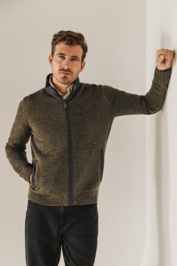 State of Art Vest GEBREID GEMELEERD VEST 16124046 8498