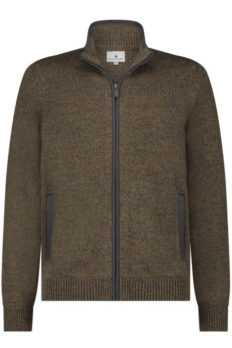 State of Art bruine heren vest | Vooraanzicht
