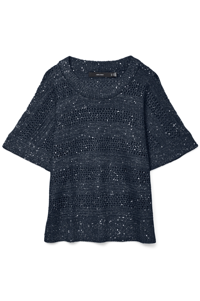 Vero Moda blauwe dames trui | Vooraanzicht
