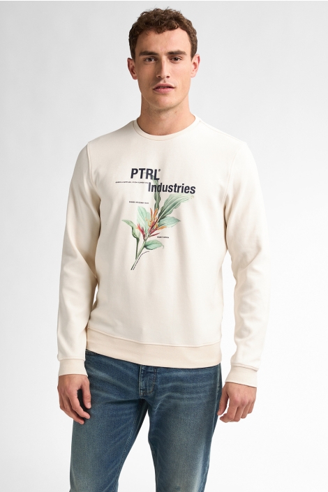 Petrol Industries men sweater round neck print