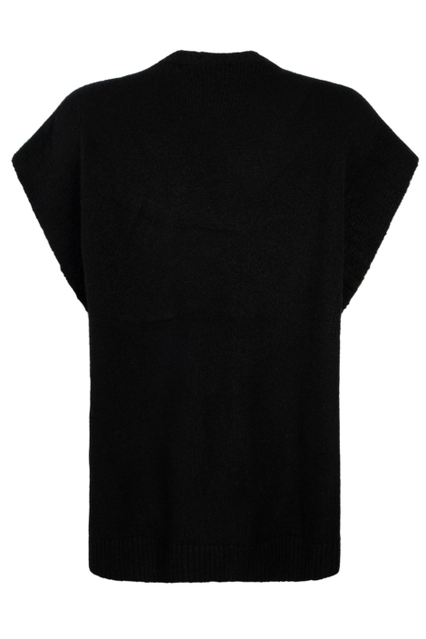 Zoso zwarte dames vest | Achteraanzicht