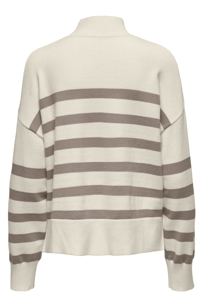 Only beige dames trui | Achteraanzicht