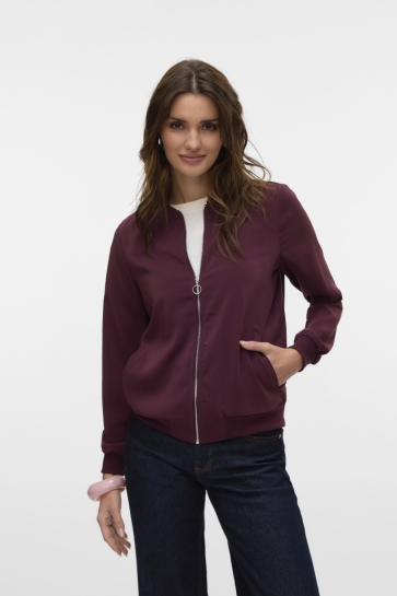 Vero Moda Vest VMCOCO L/S BOMBER GA NOOS 10245734 WINETASTING
