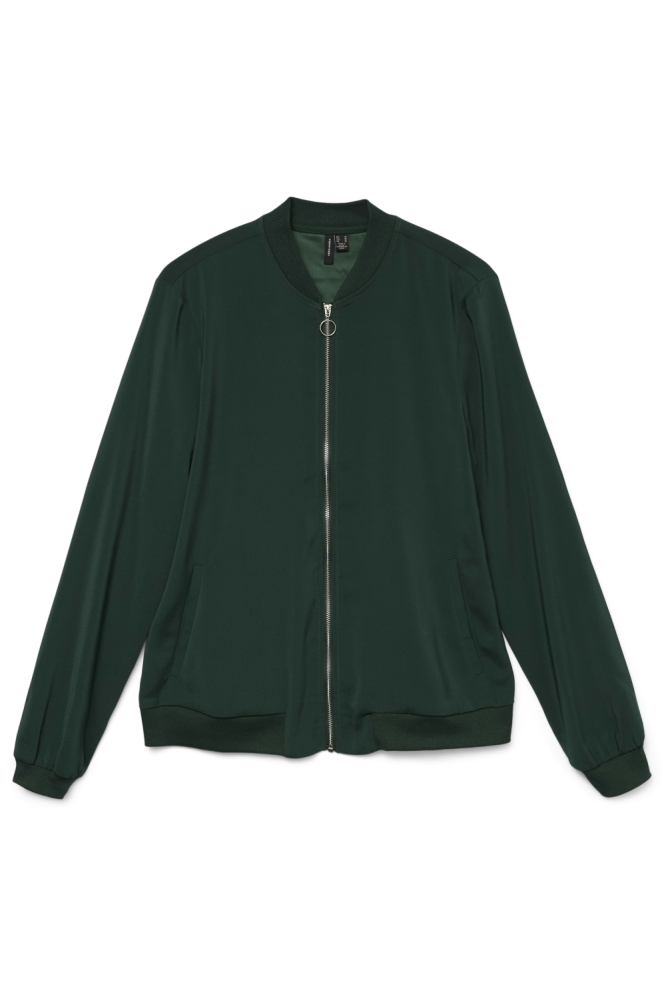 Vero Moda groene dames vest | Vooraanzicht