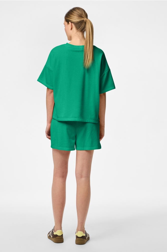 Pieces groene dames sweater | Model