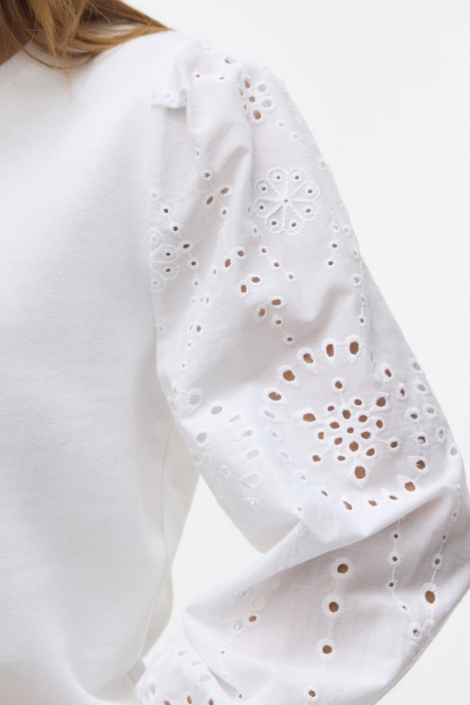 Vero Moda witte dames sweater | Close up