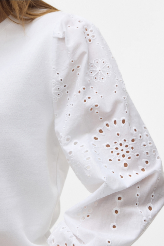 Vero Moda witte dames sweater | Close up