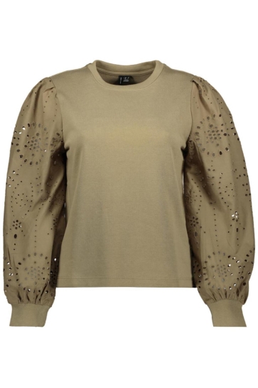 Vero Moda Trui VMDAMINE LS SWEAT BOX JRS 10329470 Mermaid