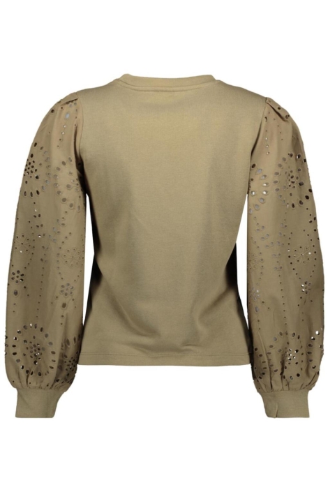 Vero Moda groene dames sweater | Achteraanzicht