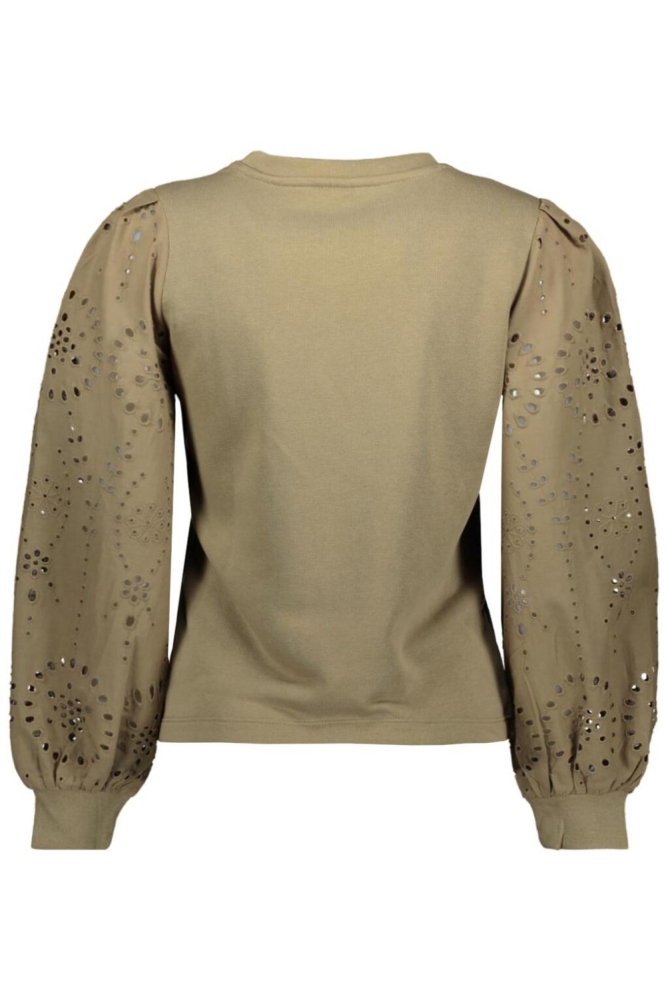 Vero Moda groene dames sweater | Achteraanzicht