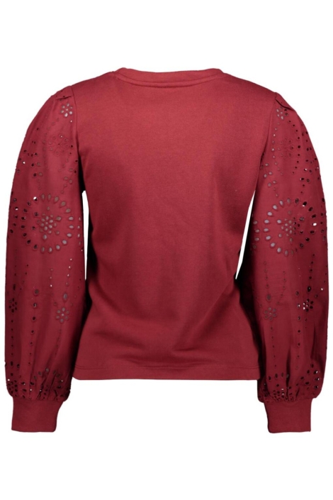 Vero Moda bordeaux dames sweater | Achteraanzicht