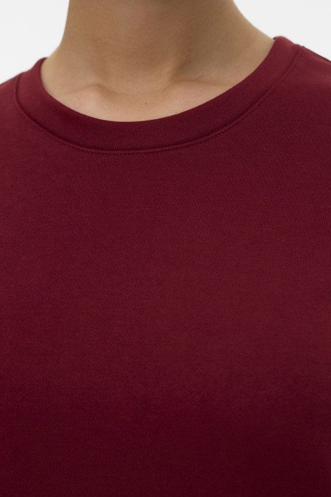 Vero Moda bordeaux dames sweater | Close up