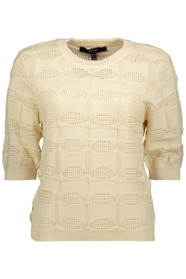 Vero Moda T-shirt VMMARVELOUS SS O-NECK PULLOVER 10330845 BIRCH