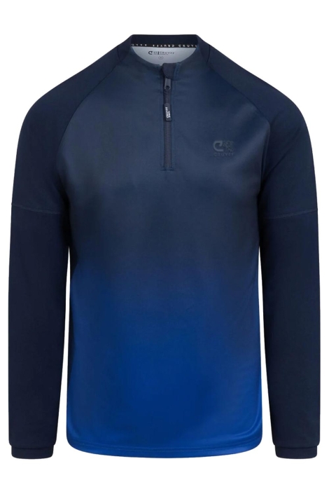 Cruyff blauwe heren sweater | Vooraanzicht